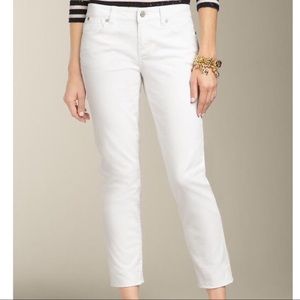 Talbots Signature Crop 6P White Jeans